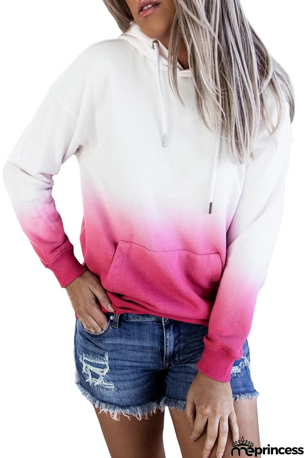 Gradient Long Sleeve Hoodie