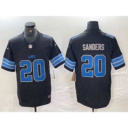 Men's Detroit Lions #20 Barry Sanders  Black 2nd Alternate Vapor F.U.S.E. Limited Jersey AOYB