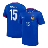 KONATE #15 France Home Soccer Jersey 2024