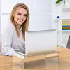 Acrylic Monitor Stand Clear Monitor Riser Desk Laptop Stand Riser Computer Stand