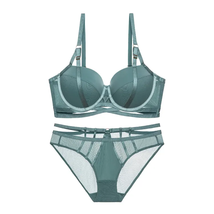 Churchf Bra Small Bra Clustering Sexy Lingerie Bra Pure Desire Women's Bra Set Comfortable High-End Feel Underwear Set