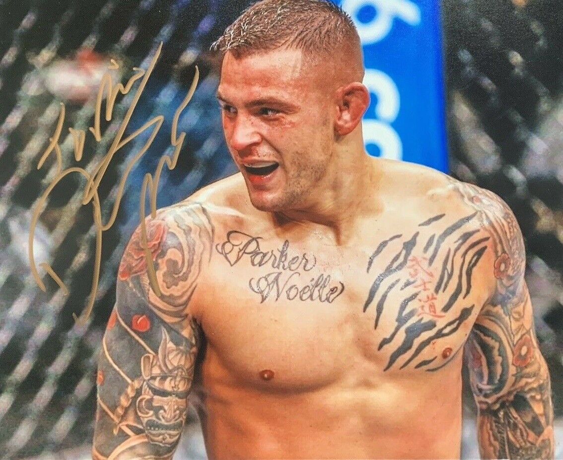 Dustin Poirier Autographed Signed 8x10 Photo Poster painting ( UFC ) REPRINT