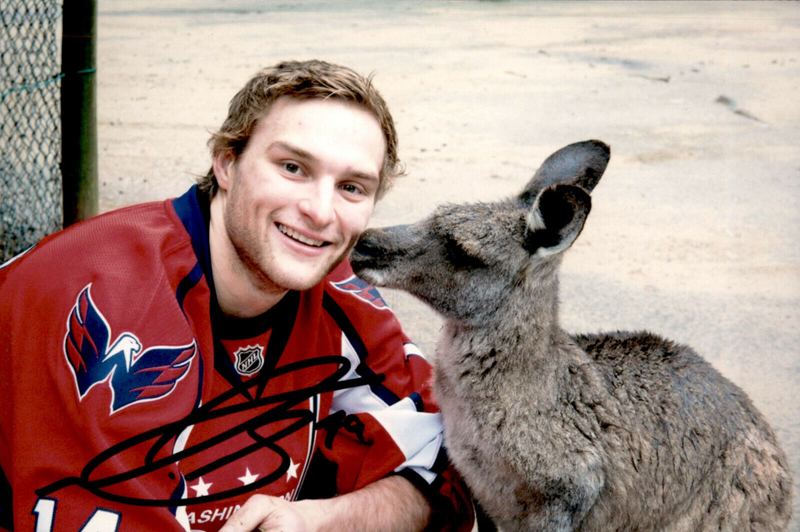 Nathan Walker SIGNED 4x6 Photo Poster painting WASHINGTON CAPITALS / AUSTRALIA #7