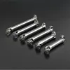 Stainless Steel Drive Shaft 2pcs for 1/10 RC Crawler Traxxas TRX4 TRX6 Axial SCX10 Wraith Capra D90 TF2 Redcat GEN8 (112-165mm 2pcs)