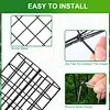 6 Pcs Tree Trunk Protector Metal Plant Guard Protectors with Zip Ties & Stakes