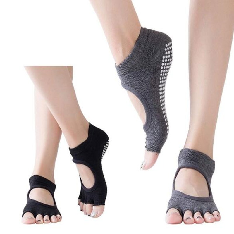 

Yoga Anti Slip Five Finger Open Toe Socks Professional Women Fitness Socks, 501 Original
