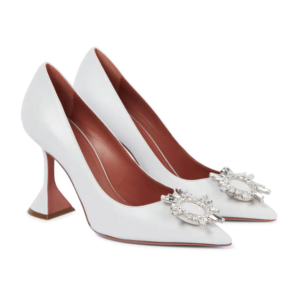 95mm Begum Crystal Party Wedding Women's Pumps Sold Color Heels-MERUMOTE