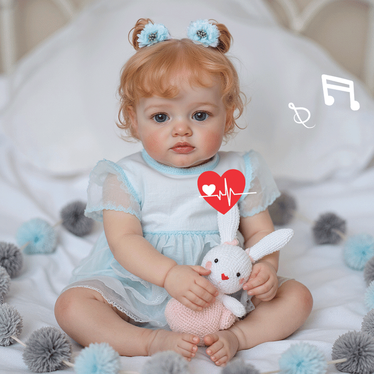 Babeside Smiling Reborn Baby Maris 20" Little Infant Girl Building Lovely Memories with Heartbeat Coos and Breath