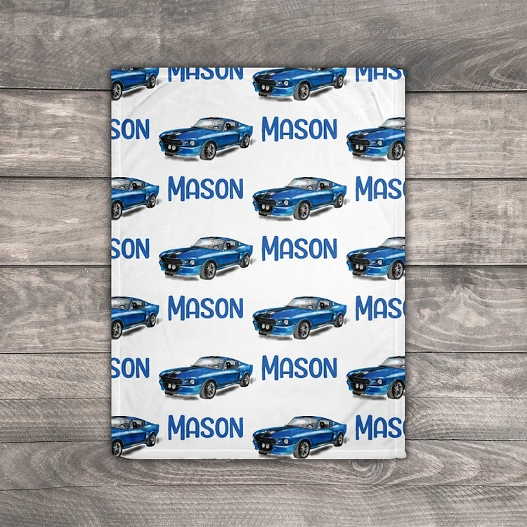 Personalized Car Blanket for Comfort & Unique | BKKid14[personalized name blankets][custom name blankets]