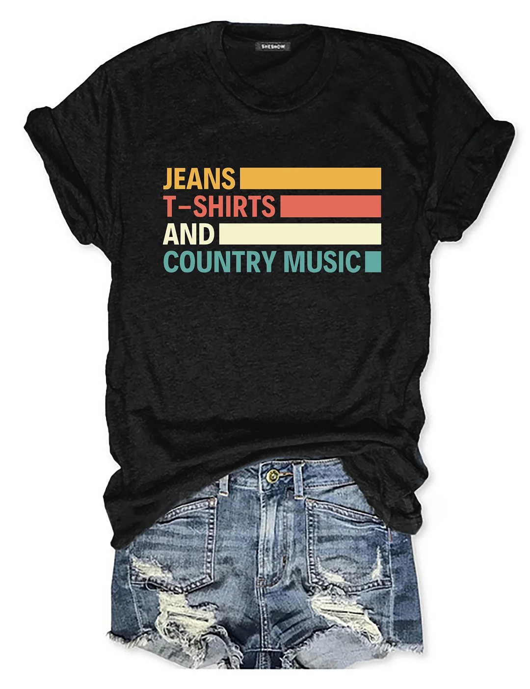 Jeans T-shirts And Country Music T-Shirt