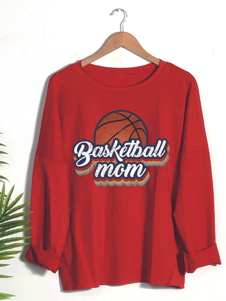 Basketball mom Sweatshirt-00855-Annaletters