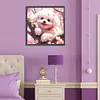 (Multi-Style)Flower Dog - Full Round Diamond Painting 30*30cm