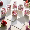 6PCS DIY Diamond Art Greeting Cards Santa Claus Congratulations Cards & Gift