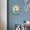 DIY Crystal Diamond Painting Double Sided Effect  Owl Pendant Home Garden Hanging Kit