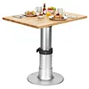 [US Local Warehouse] Pneumatic Table Leg Base Detachable 3-Level Adjustable Aluminum Alloy Table Base