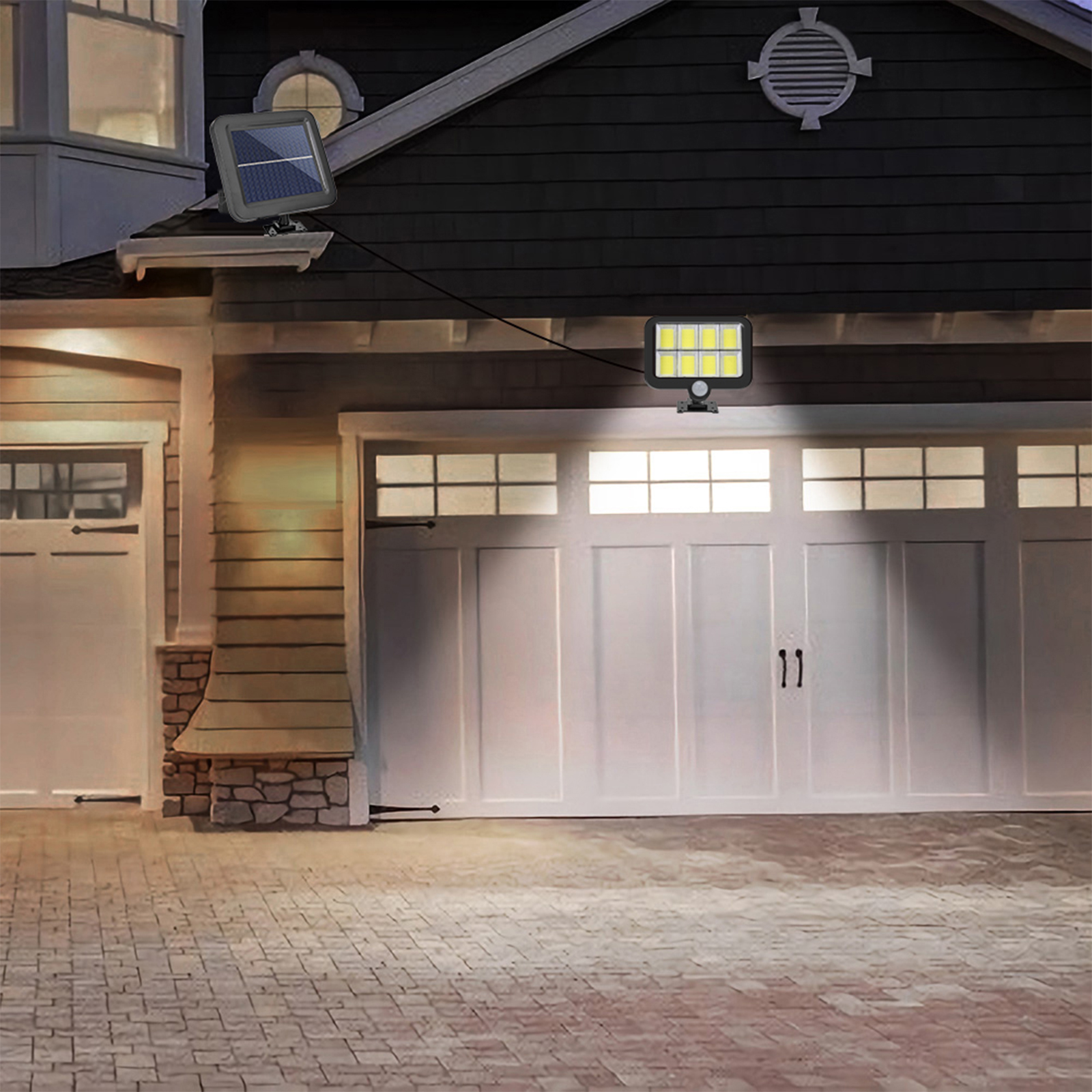 

Solar 160 Cob Pir Motion Sensor Ip65 Waterproof-Outdoor Solar Light, 501 Original