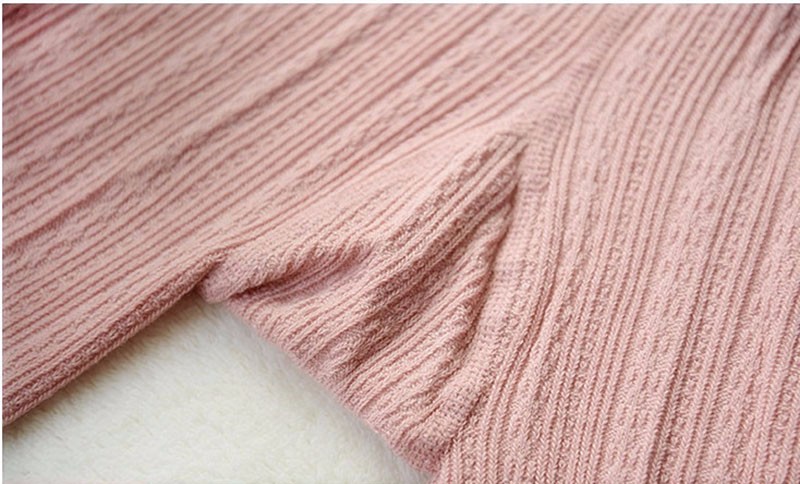 Ootddress Autumn Winter Women's Skinny Slim Stretch Knitted Leggings Solid High Waist Ribbed Warm Pants Sexy Trousers 2025Fashion