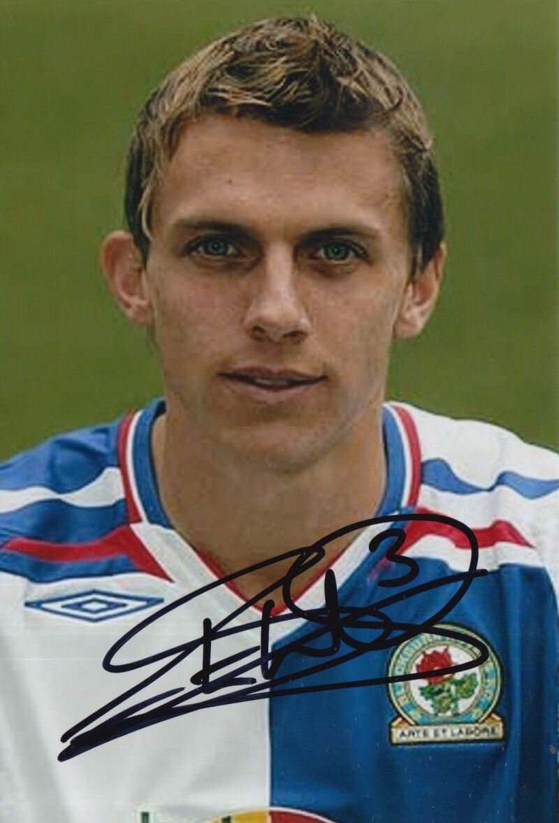 BLACKBURN ROVERS HAND SIGNED STEPHEN WARNOCK 6X4 Photo Poster painting 4.