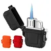 2Pcs Lighter Case Portable Lighter Pouch IP56 Waterproof Multi-Function for Men