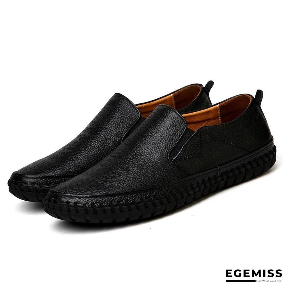 Leather Men Shoes Slip On Shoes Leather Loafers Mens Moccasins Shoes Italian Designer Shoes | EGEMISS