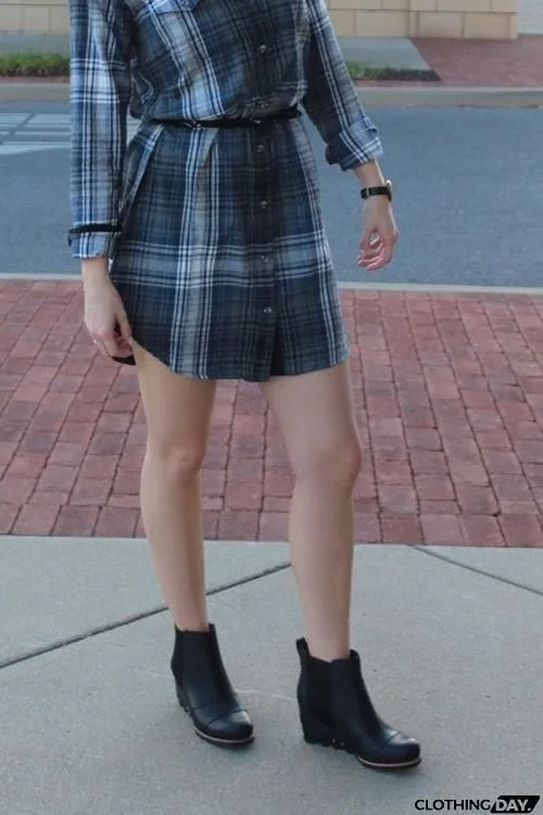 Vintage Wedge Non Shell Boots