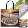 Beach Girl-11CT DIY Stamped Cross Stitch Shopping Bag 40*40cm