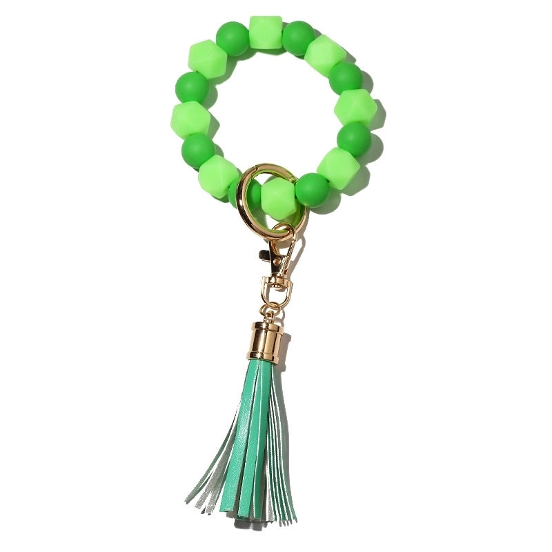 1 Piece Fashion Ball Silica Gel Luminous Women's Bag Pendant Keychain