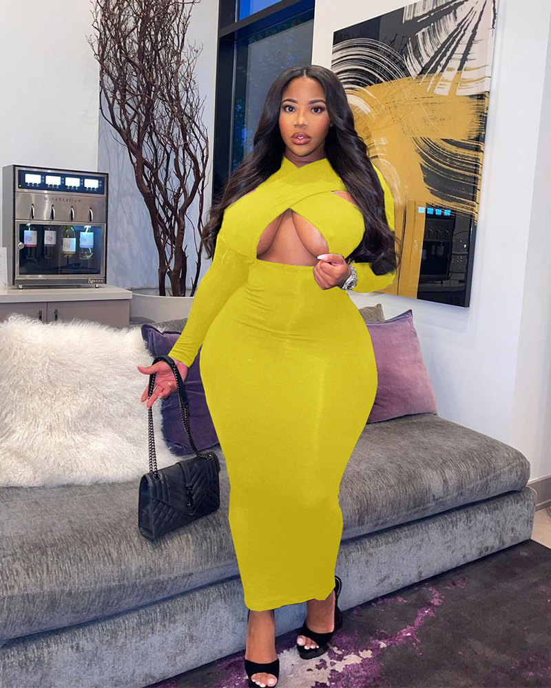 CRISSCROSS Maxi DRESS