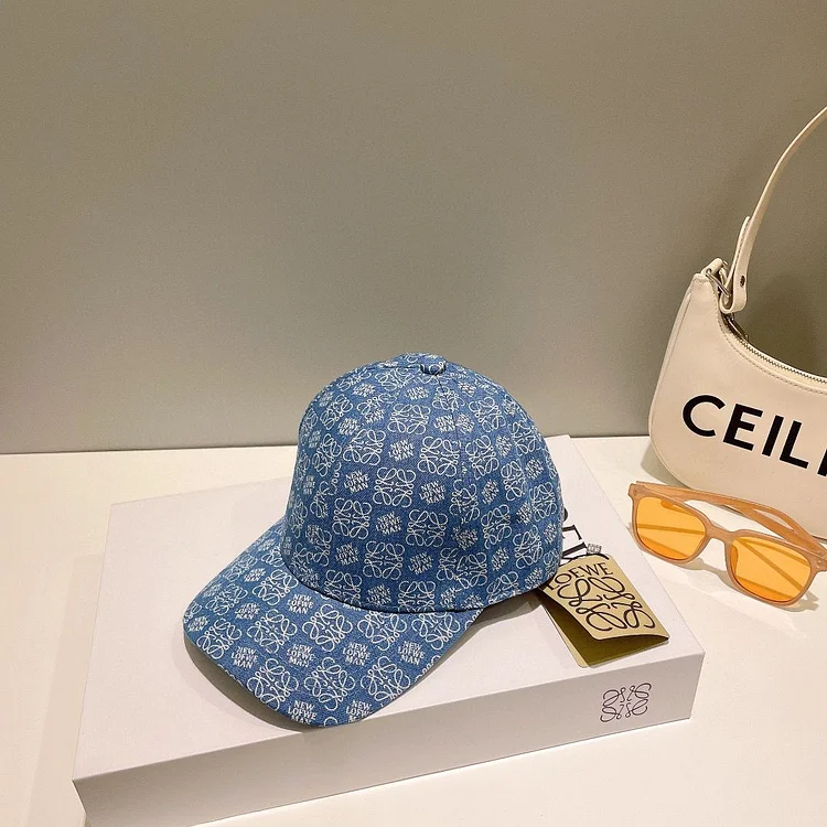Elevate Your Look with the Stylish and Breathable Loewe Patterned Cap