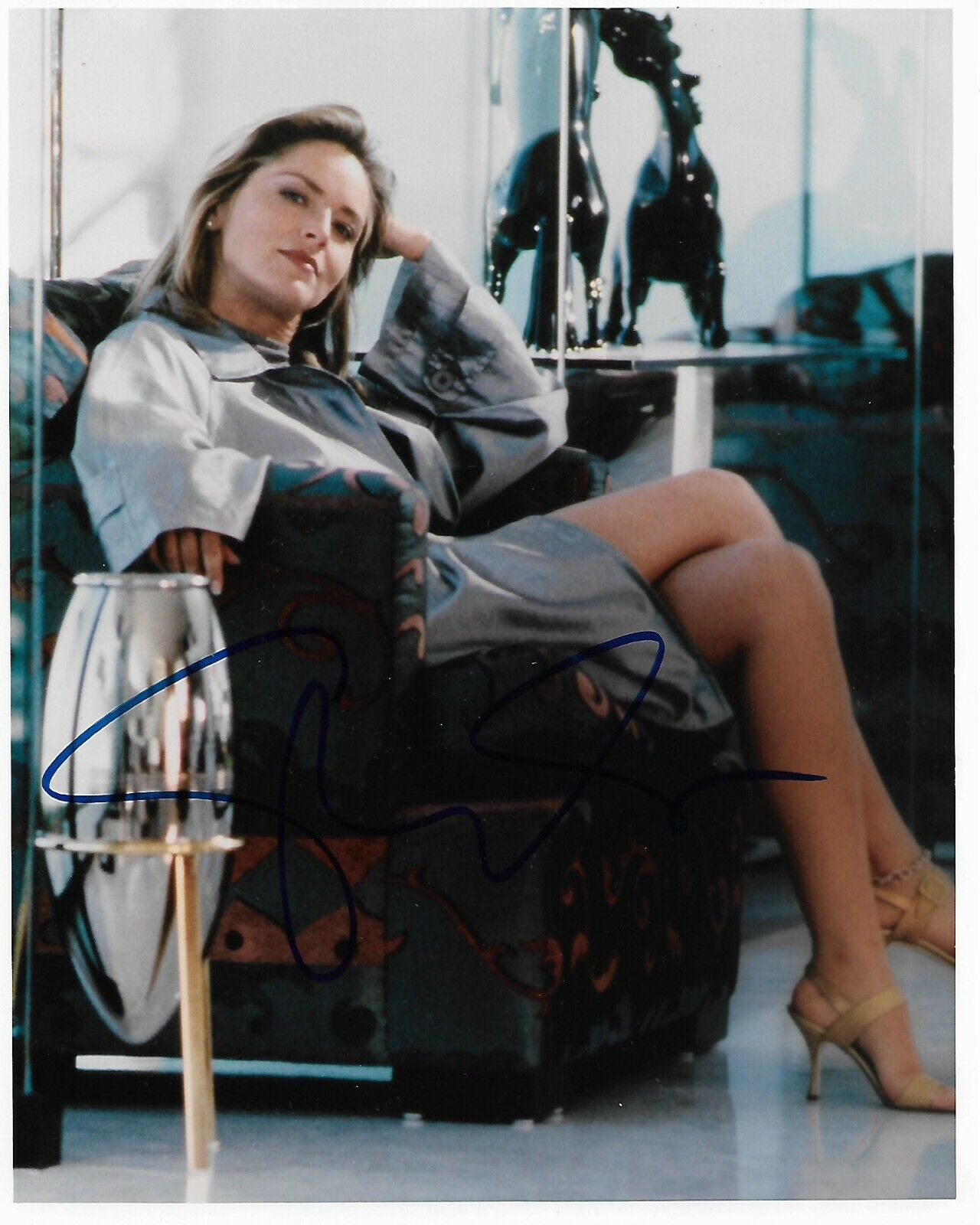 SHARON STONE Autographed 8 x 10 Signed Photo Poster painting COA