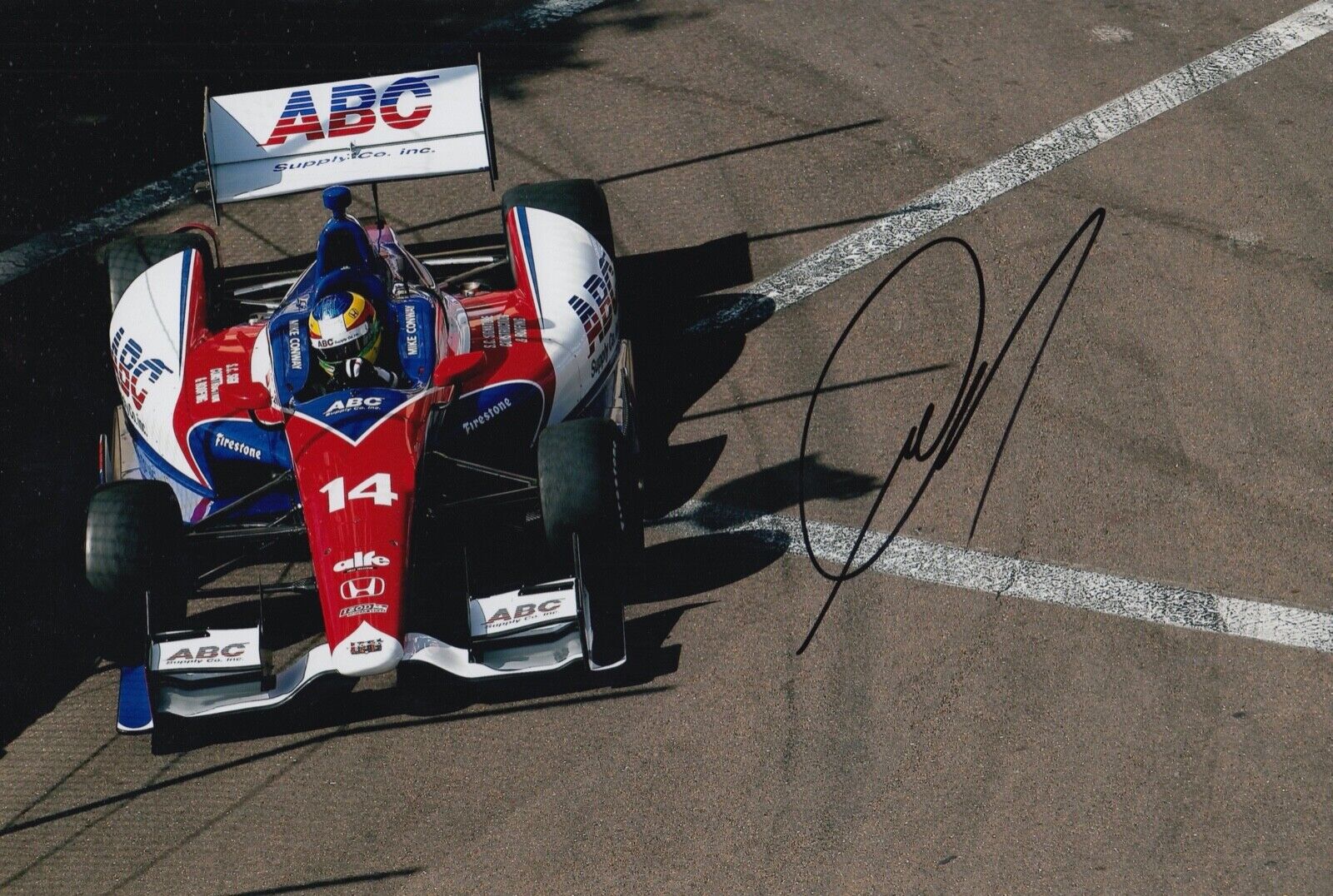 Mike Conway Hand Signed 12x8 Photo Poster painting Indy 500 Autograph 5