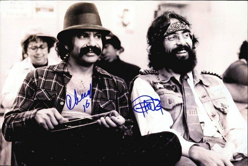 Cheech & Chong authentic signed celebrity 10x15 Photo Poster painting W/Cert Autographed Y6