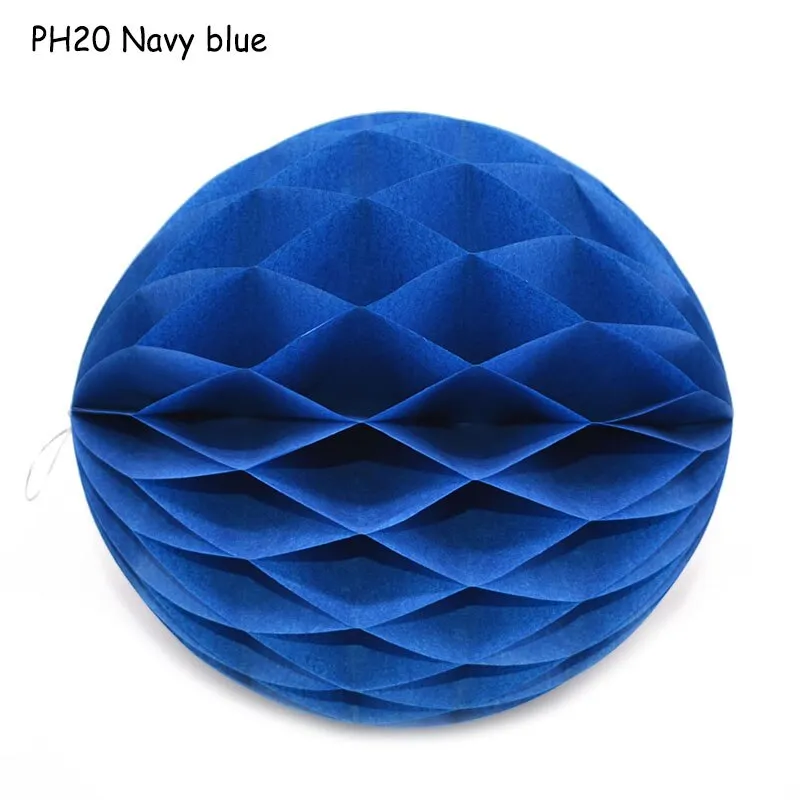 1Pcs 2 -12 Chinese Round Hanging Paper Honeycomb Flowers Balls Crafts Party Wedding Home DIY Decoration Paper Lantern Pompom