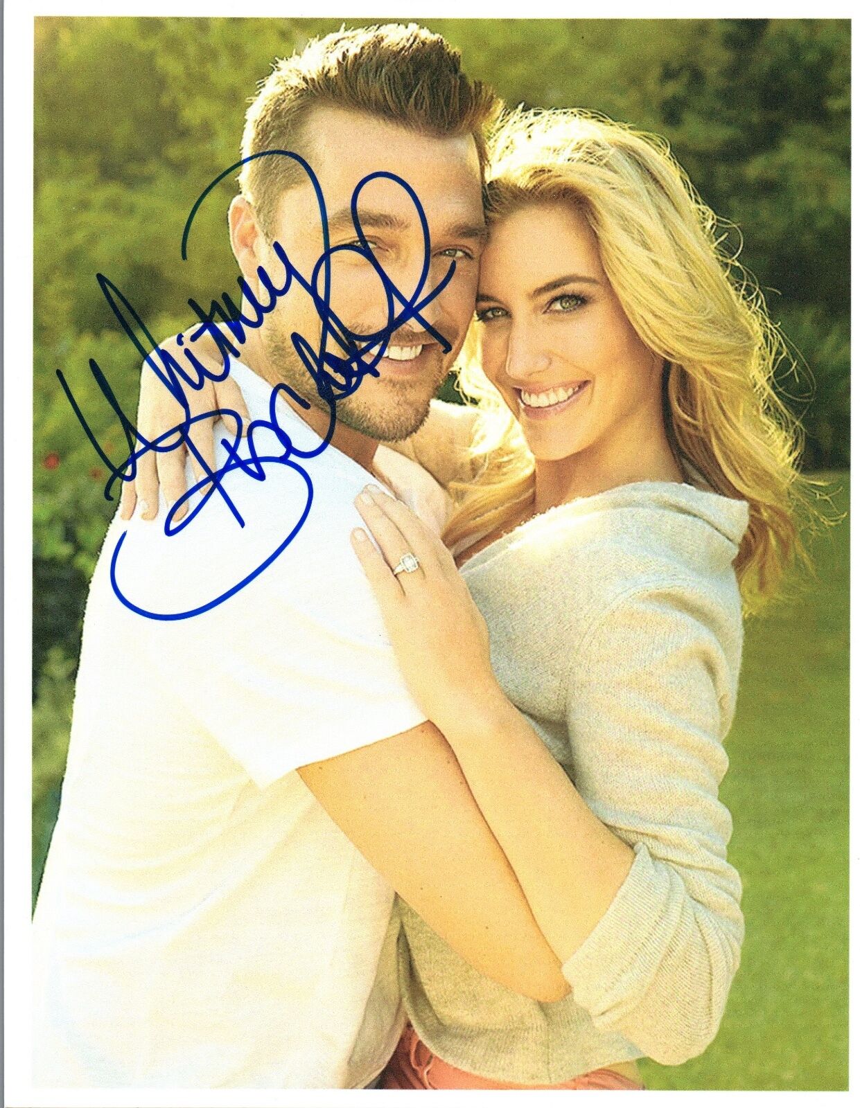 Whitney Bischoff Signed Autographed 8x10 Photo Poster painting The Bachelor Chris Soules COA VD