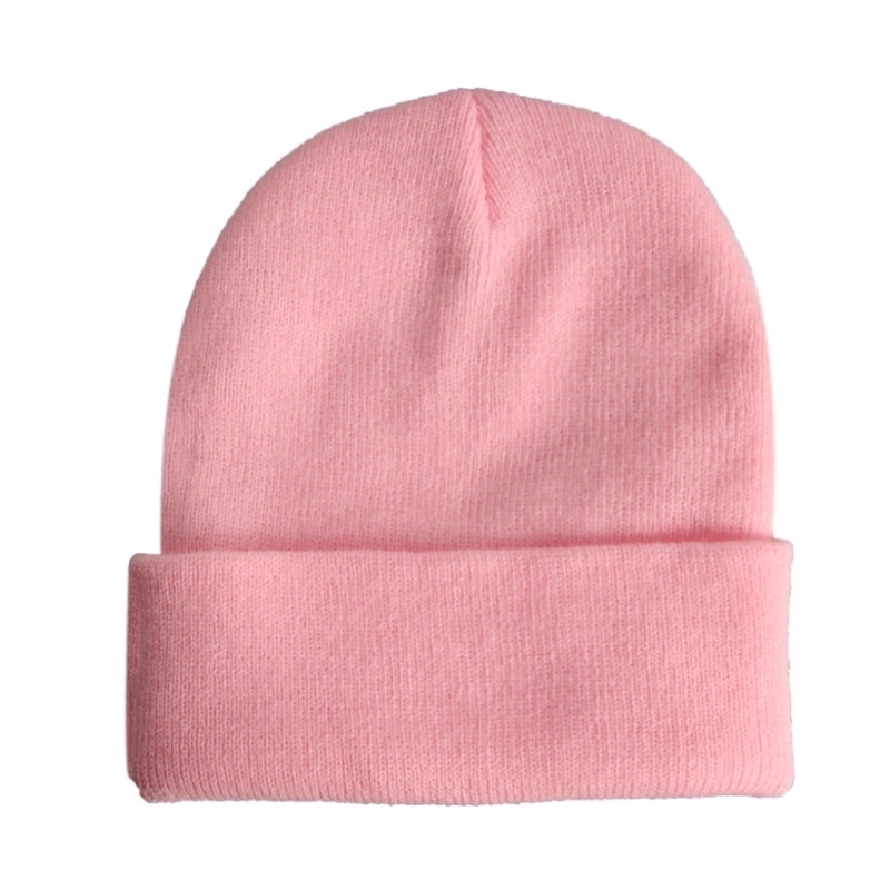 Unisex Streetwear Solid Color Sewing Flat Eaves Wool Cap