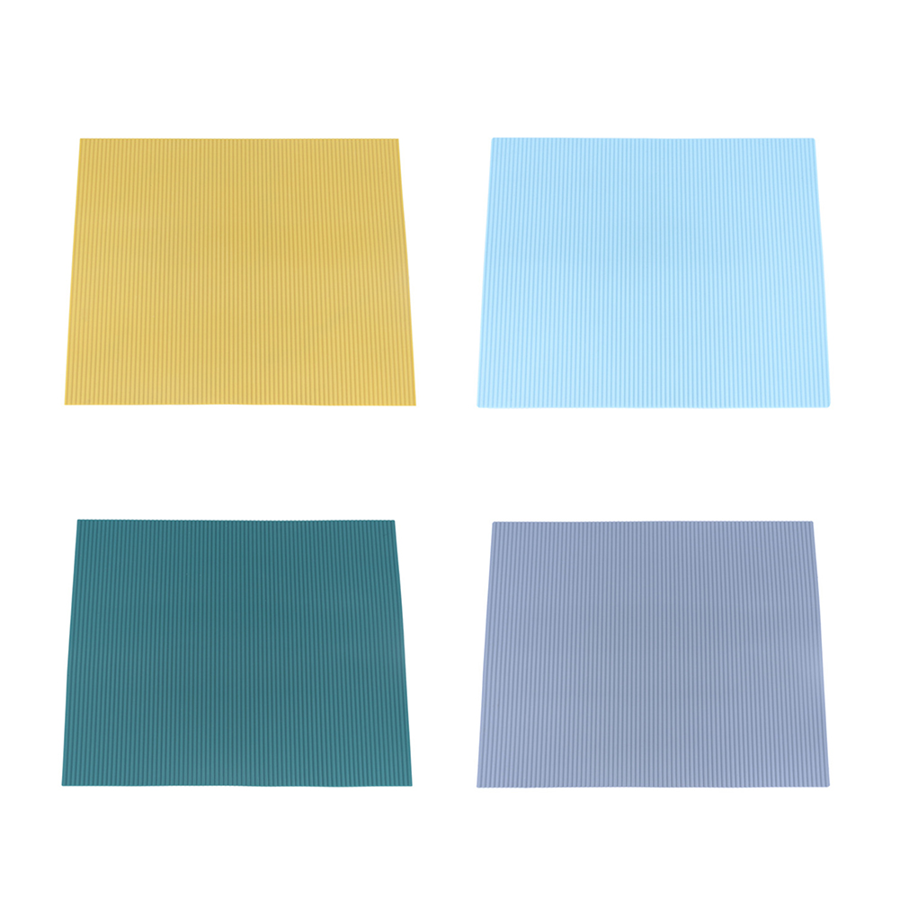 

Silicone Dining Mat Non-toxic Tasteless Portable Non-slip for Home School Office, Blue, 501 Original