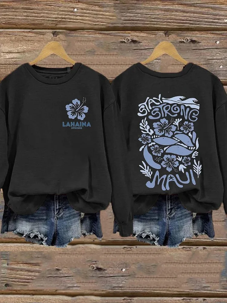 Maui Strong Casual Sweatshirt