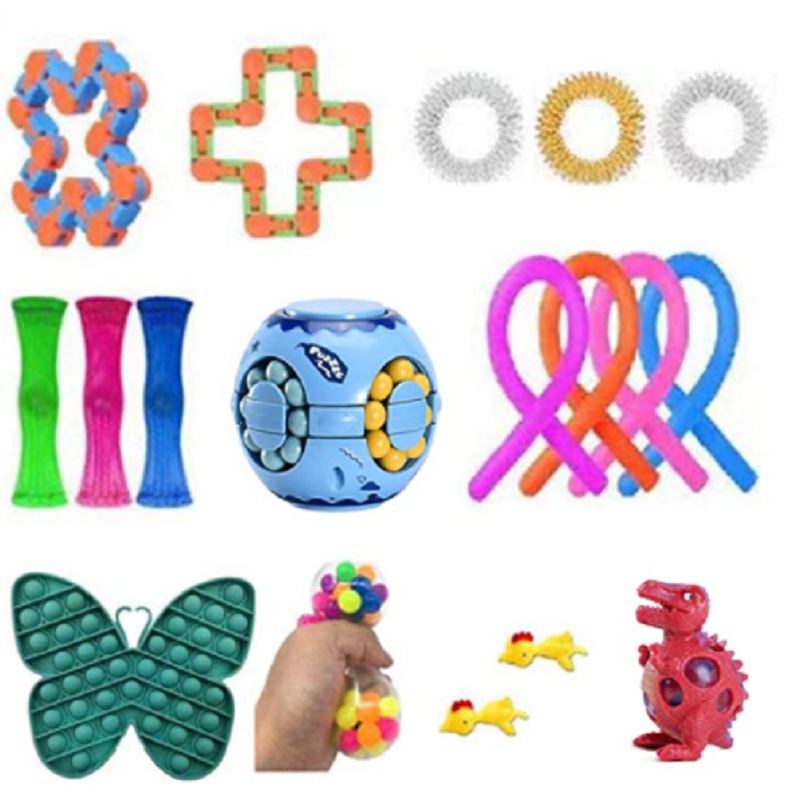 

Decompression Sensory Toy Set 18 Piece Set, 501 Original