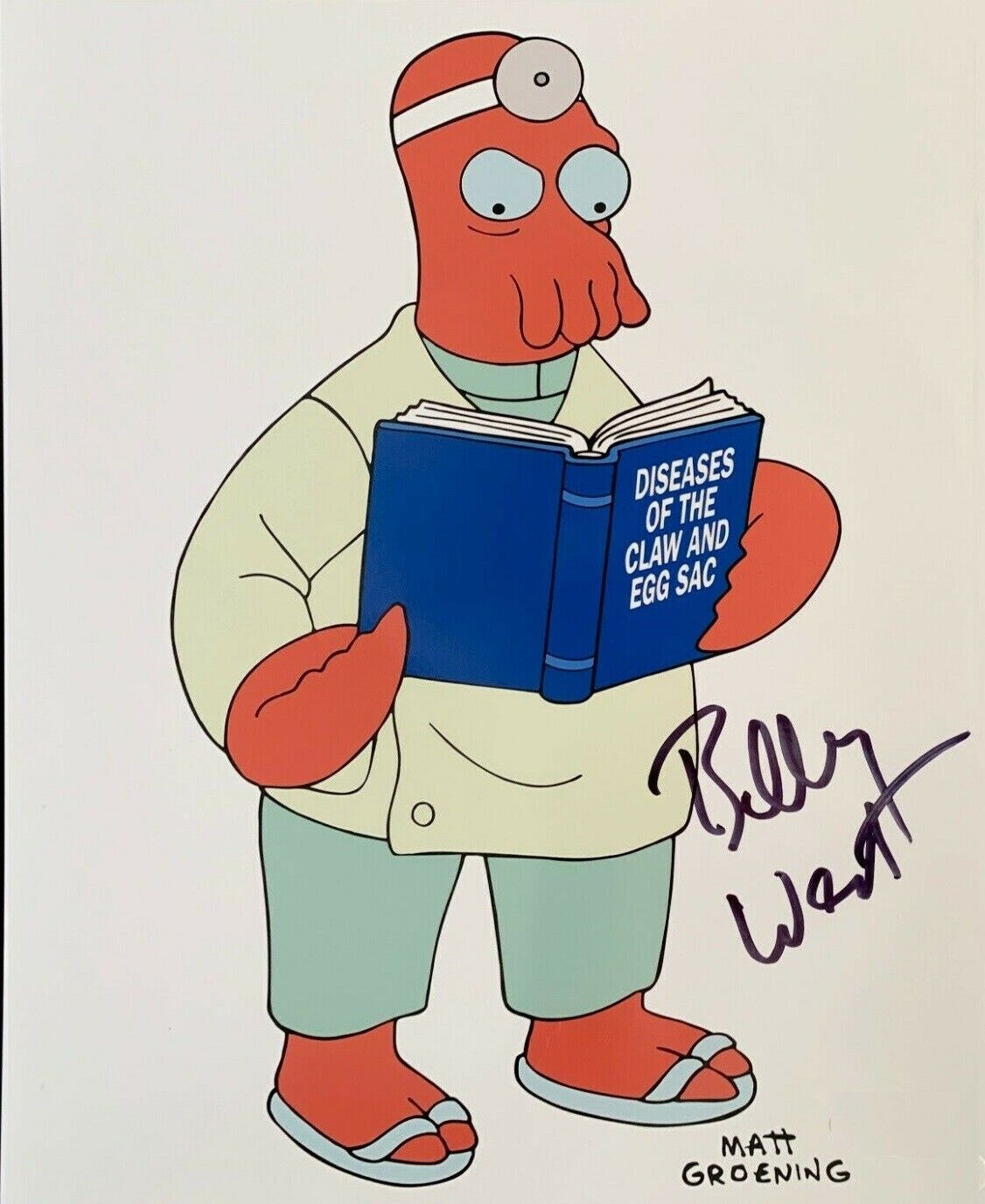 Billy West Autographed Signed 8x10 Photo Poster painting ( Futurama ) REPRINT