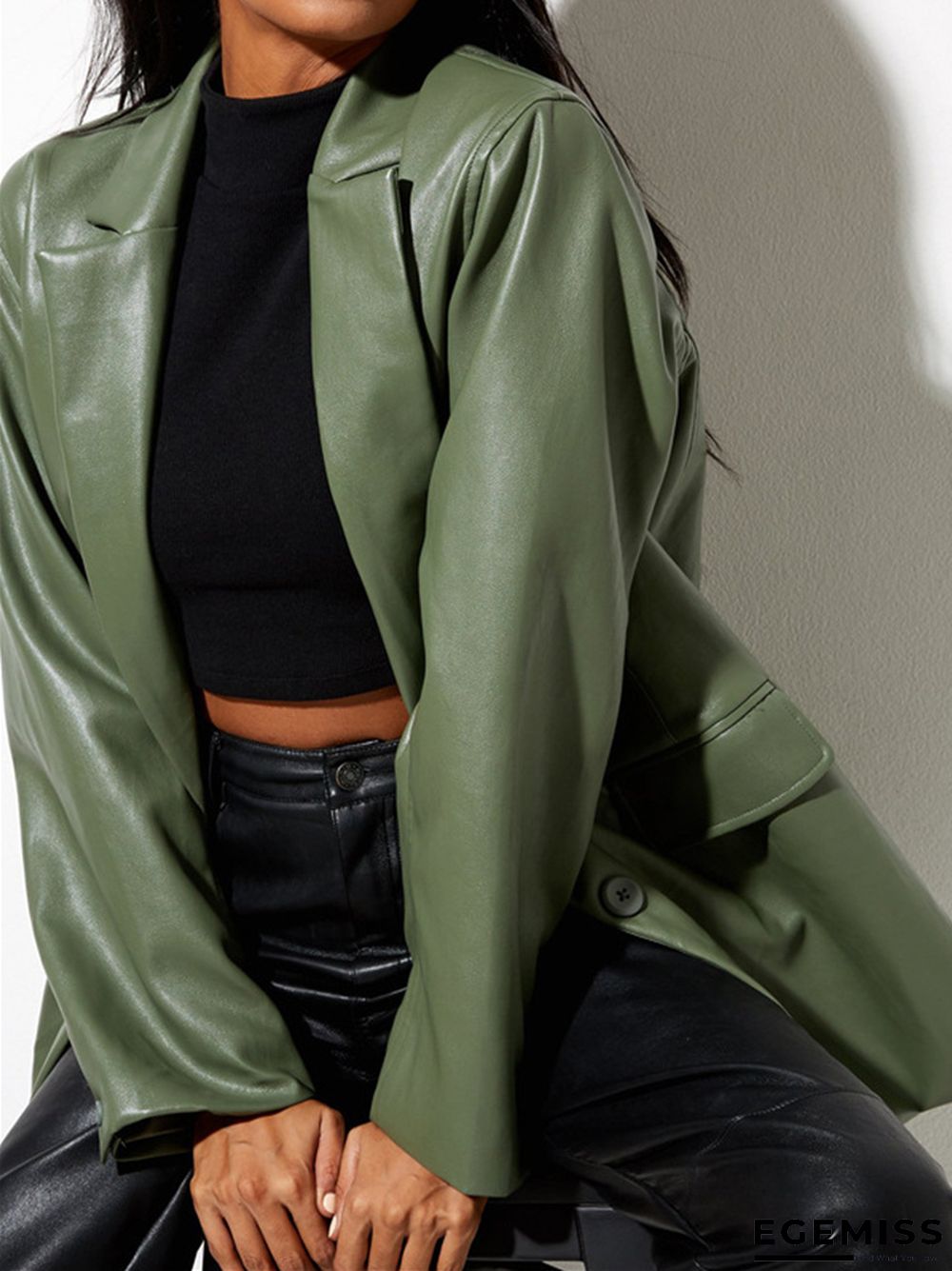 Casual Warm Solid Color Coat | EGEMISS