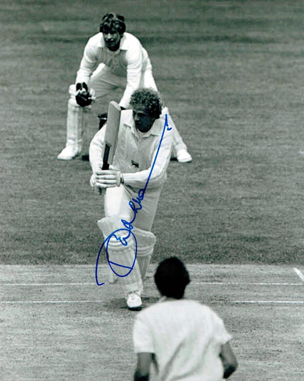 David GOWER Signed Autograph 10x8 Photo Poster painting 1 AFTAL COA England Cricket Captain