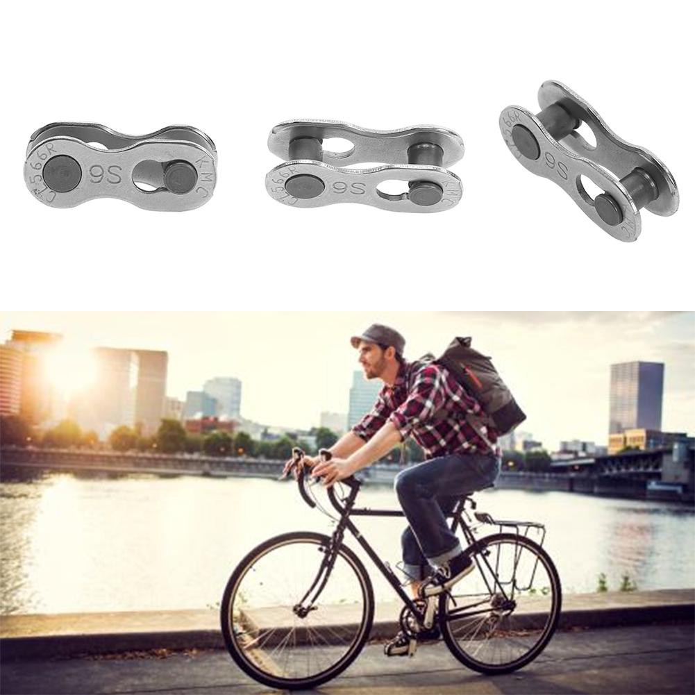 

5 Pair 9 Speed Bike Bicycle Chain Link Connector Joints Magic Buttons, 501 Original