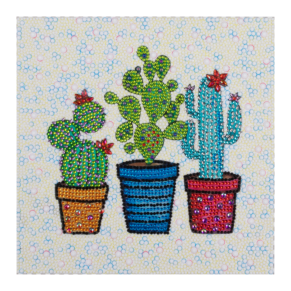 

Cactus - Crystal Special Shaped Diamond Painting - 30*30CM, 501 Original