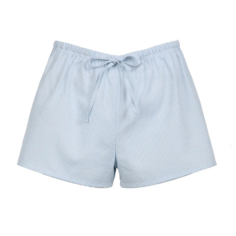 Ueong Comfort Daily Style Striped Loose Shorts Ins Trend Basic Simple Wear Casual Pants