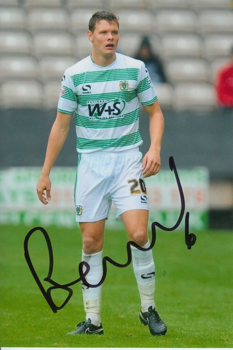 YEOVIL TOWN HAND SIGNED BEN NUGENT 6X4 Photo Poster painting 1.