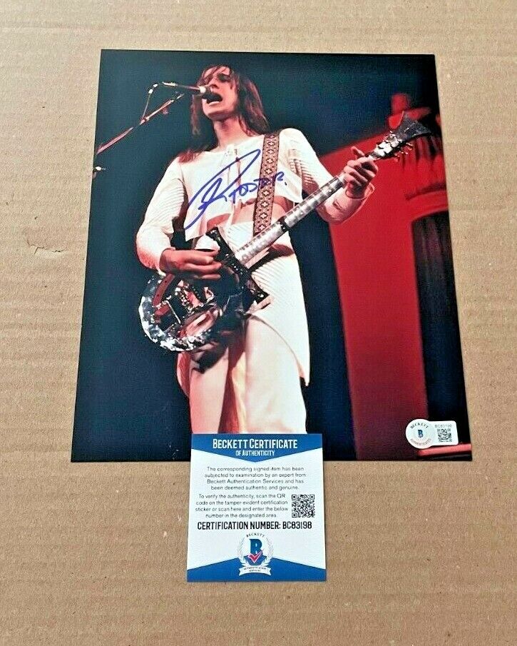 TODD RUNDGREN SIGNED MUSIC 8X10 Photo Poster painting BECKETT CERTIFIED BAS #10