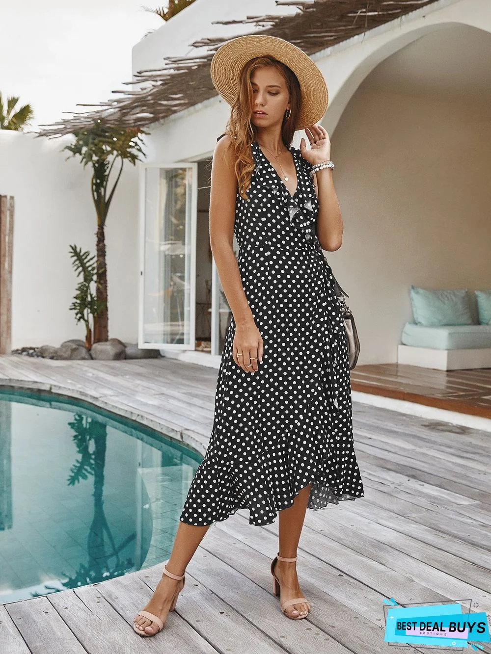 Wave Sexy Vest Dress Summer