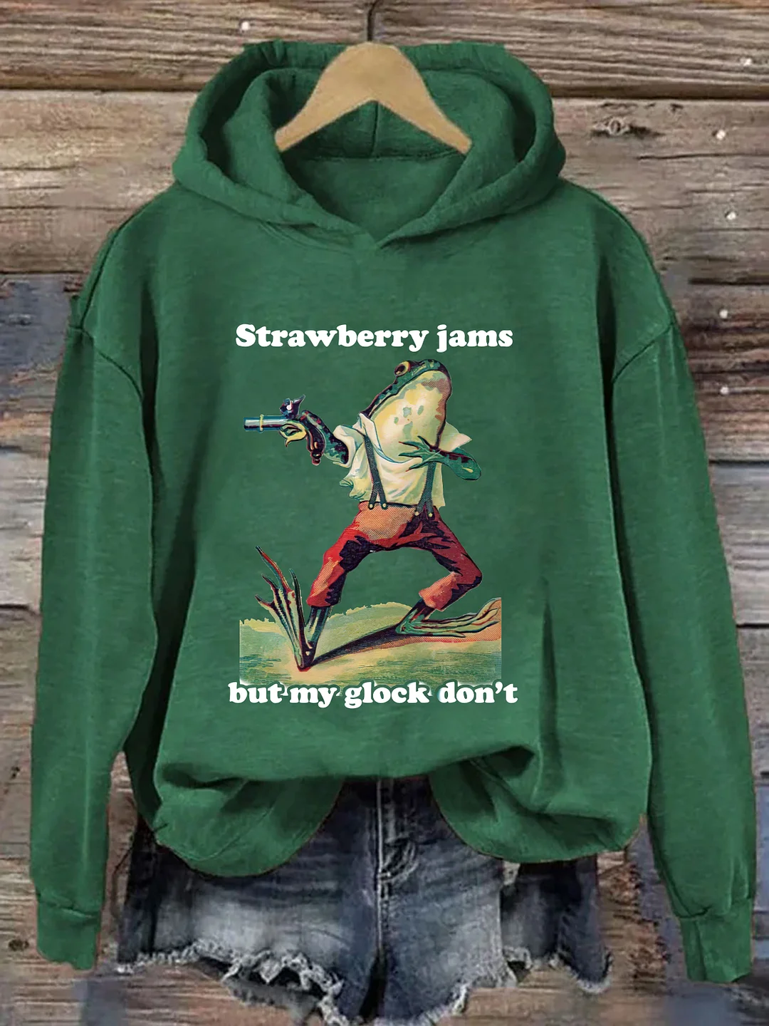 Strawberry Jams But My Glock Don't Hoodie