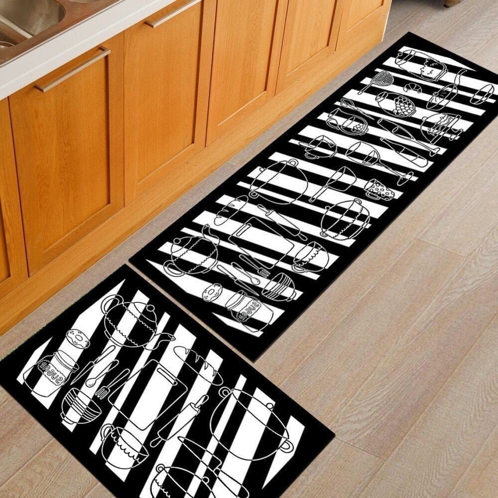 Kitchen Printed NonSlip Carpet