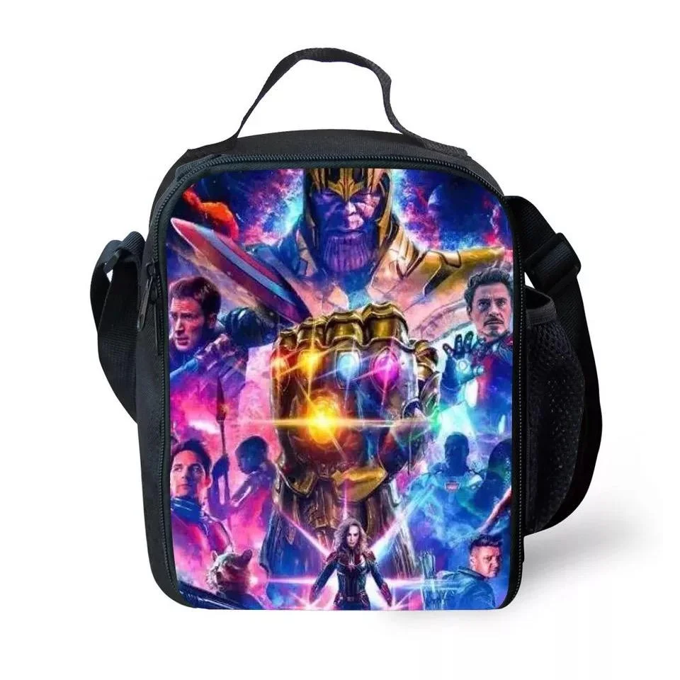 Buzzdaisy Avengers Infinity War Thanos Infinity Gauntlet Lunch Box Bag Lunch Tote